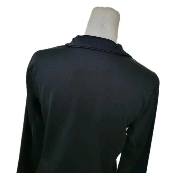 Patagonia Capilene Midweight Base Layer Top Womens Small Black 1/4 Zip Pullover - Picture 10 of 15